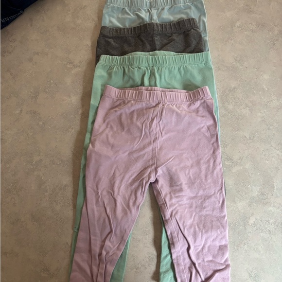 The Honest Company Kids Leggings in Pink, Mint, and Gray - Picture 1 of 3